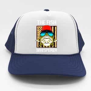 The Fish Whisperer American Flag Trucker Hat