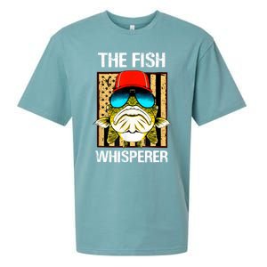 The Fish Whisperer American Flag Sueded Cloud Jersey T-Shirt