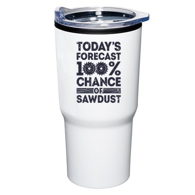 Todays Forecast Woodworking Funny Woodworker Dad Tumbler