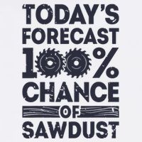 Todays Forecast Woodworking Funny Woodworker Dad Wool Snapback Cap