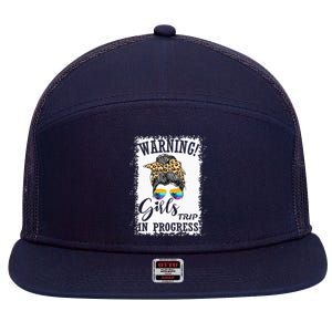 Trip Funny Weekend Trip Vacation Outing 7 Panel Mesh Trucker Snapback Hat