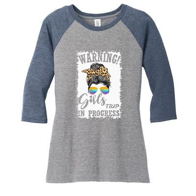 Trip Funny Weekend Trip Vacation Outing Women's Tri-Blend 3/4-Sleeve Raglan Shirt