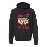 This Firecracker Was Born On The Fourth Of July Birthday Premium Hoodie