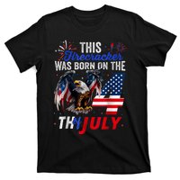 This Firecracker Was Born On The Fourth Of July Birthday T-Shirt