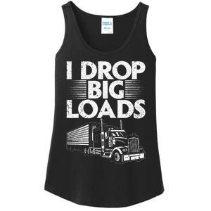 Trucker For Women Semi Truck Driver Lover Ladies Essential Tank