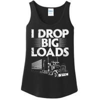 Trucker For Women Semi Truck Driver Lover Ladies Essential Tank