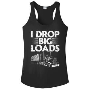 Trucker For Women Semi Truck Driver Lover Ladies PosiCharge Competitor Racerback Tank