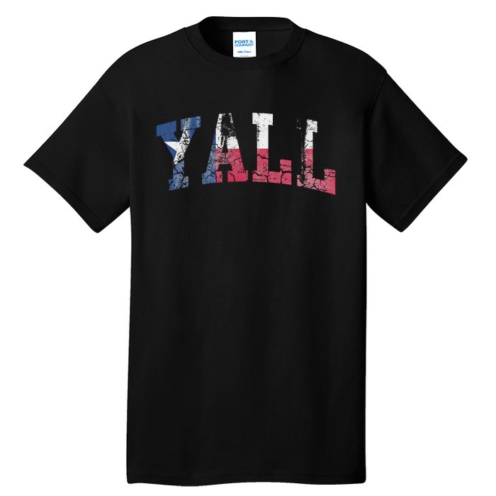 Texas Flag YAll Texan Tall T-Shirt