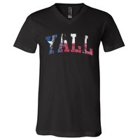 Texas Flag YAll Texan V-Neck T-Shirt