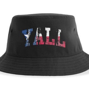 Texas Flag YAll Texan Sustainable Bucket Hat