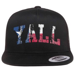 Texas Flag YAll Texan Flat Bill Trucker Hat