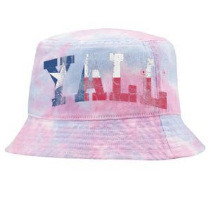 Texas Flag YAll Texan Tie-Dyed Bucket Hat