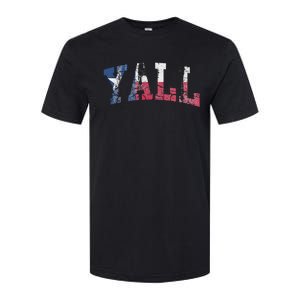 Texas Flag YAll Texan Softstyle CVC T-Shirt