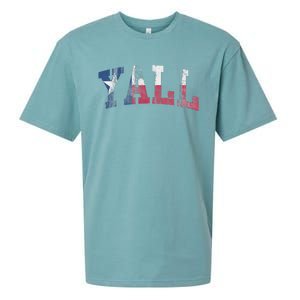 Texas Flag YAll Texan Sueded Cloud Jersey T-Shirt