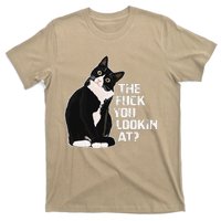 The Fuck You Lookin At Funny Vulgar Novelty For Cat Lovers T-Shirt