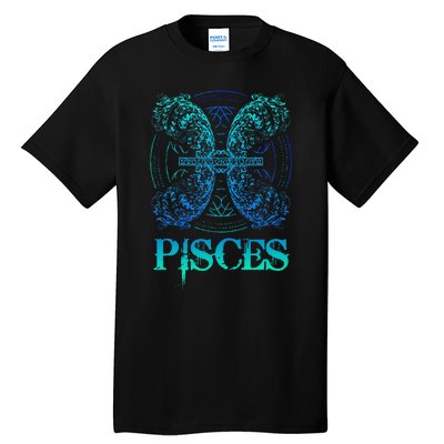 Two Fish Zodiac Sign Symbol Horoscope Pisces Tall T-Shirt