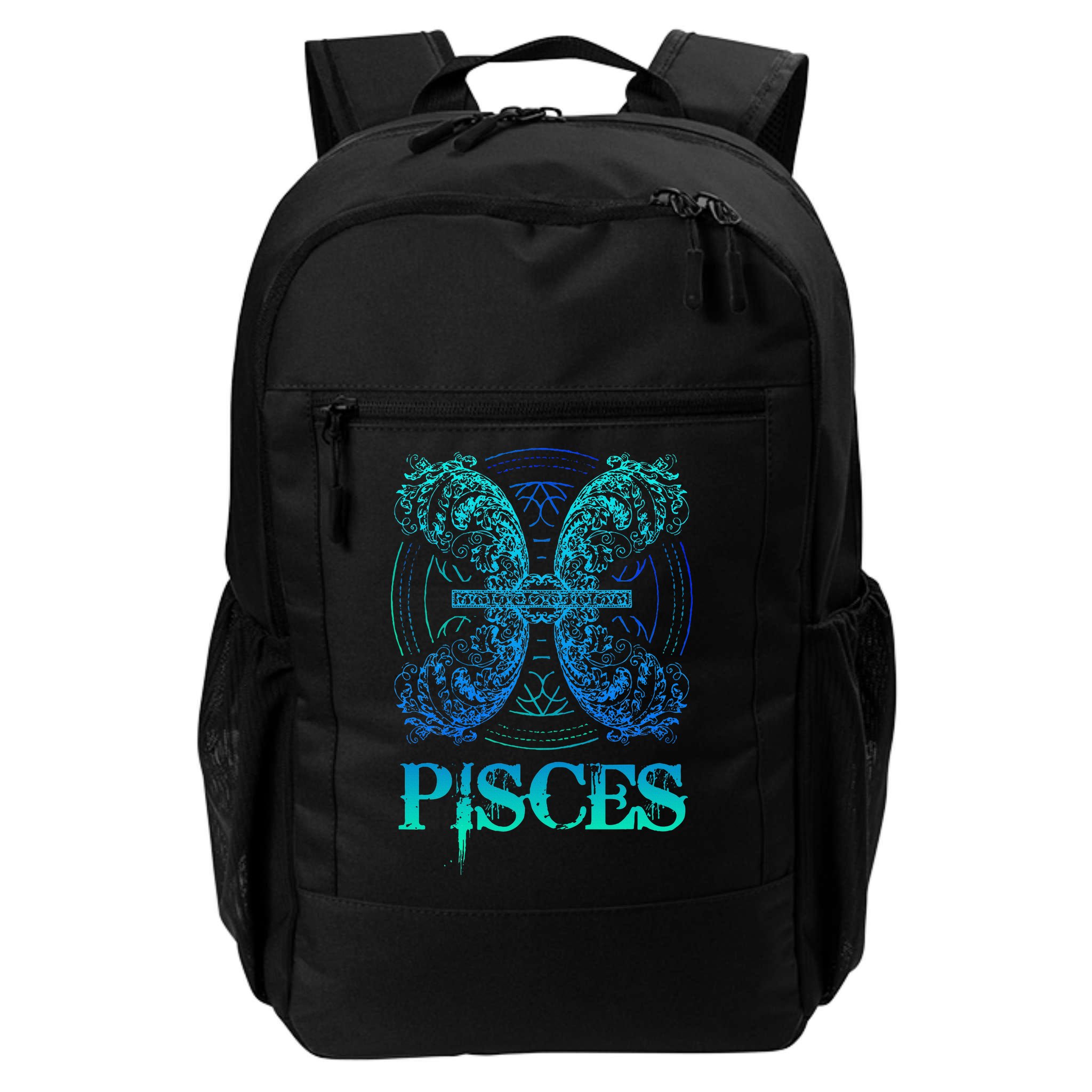 Two Fish Zodiac Sign Symbol Horoscope Pisces Backpack
