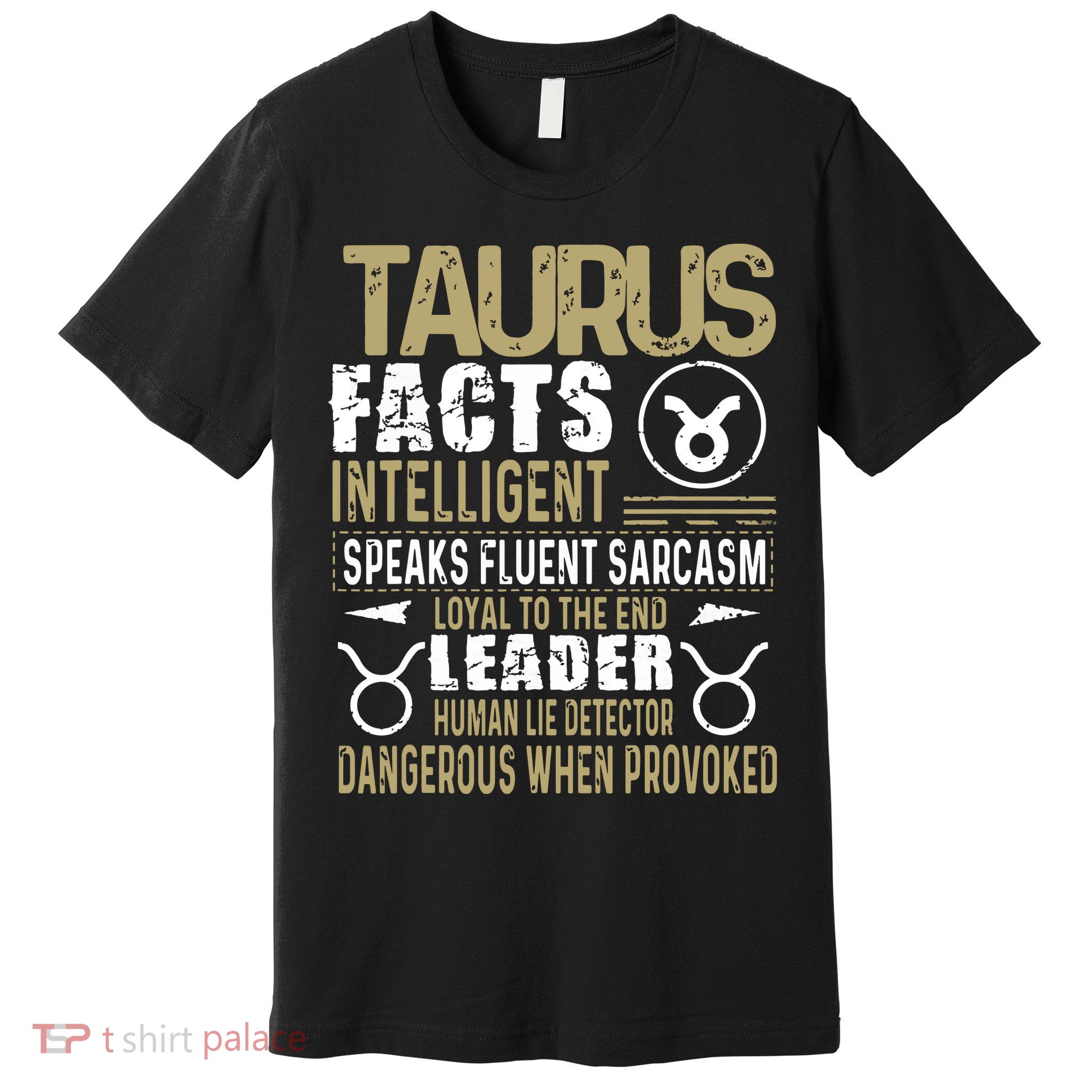TAURUS Facts Zodiac Sign Birthday Gift April May Premium T-Shirt