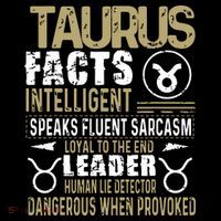 TAURUS Facts Zodiac Sign Birthday Gift April May Premium T-Shirt
