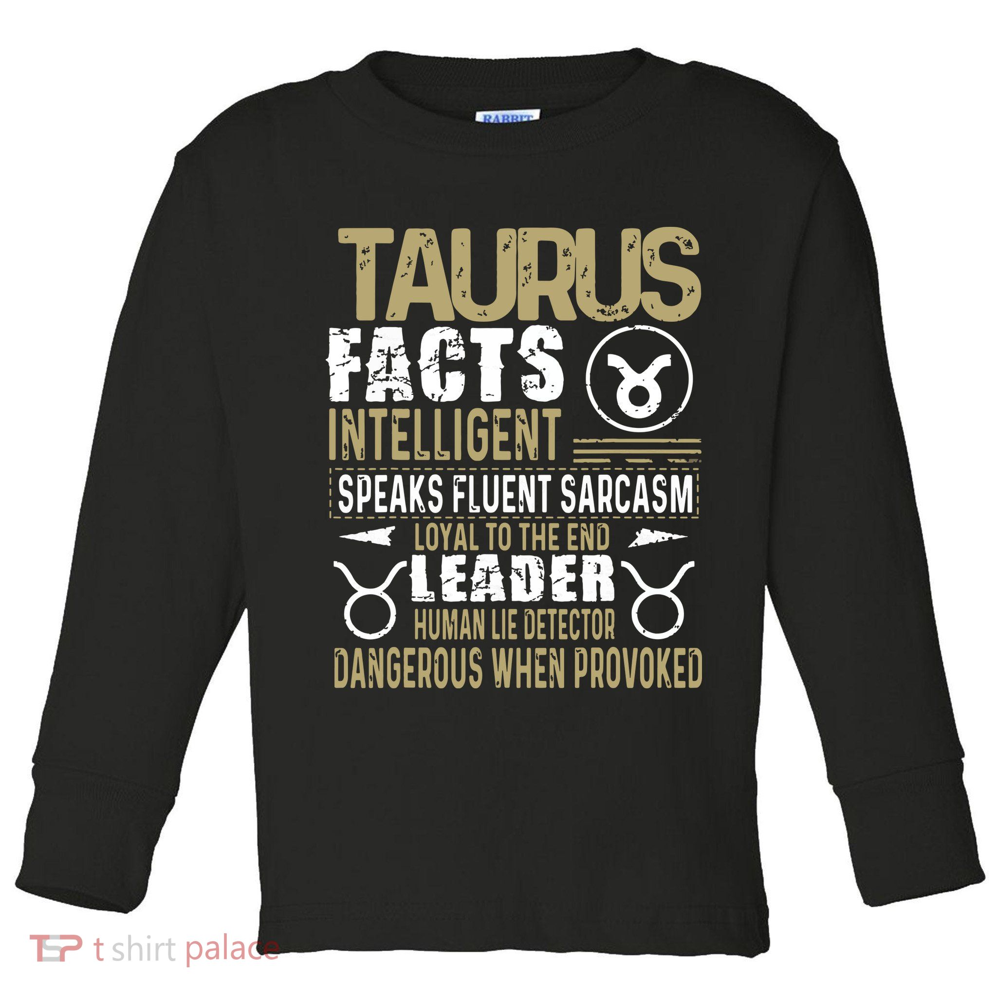 TAURUS Facts Zodiac Sign Birthday Gift April May Toddler Long Sleeve Shirt