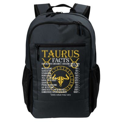 Taurus Facts Zodiac Sign Daily Commute Backpack