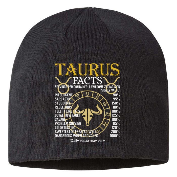 Taurus Facts Zodiac Sign Sustainable Beanie