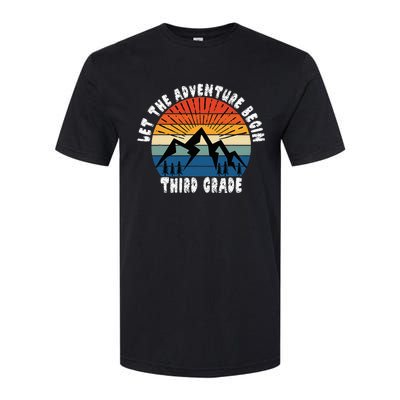 Third Grade 1st Day Of School Let The Adventure Begin Softstyle CVC T-Shirt