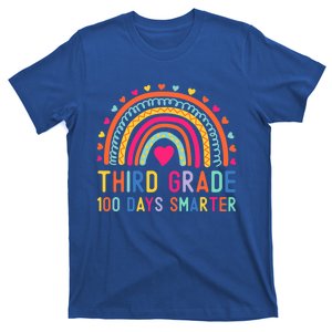 Third Grade 100 Days Smarter Rainbow 100th Day Of School Great Gift T-Shirt