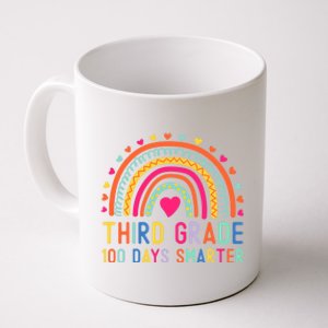 Third Grade 100 Days Smarter Rainbow 100th Day Of School Great Gift Coffee Mug