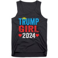 Trump Girl 2024 S Cute Trump Flag Tank Top