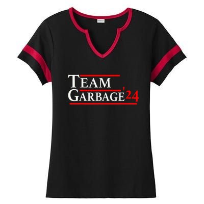 Team Garbage 2024 Ladies Halftime Notch Neck Tee