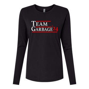 Team Garbage 2024 Womens Cotton Relaxed Long Sleeve T-Shirt