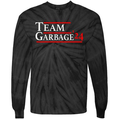 Team Garbage 2024 Tie-Dye Long Sleeve Shirt