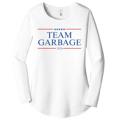 Team Garbage 2024 Gift Funny Women's Perfect Tri Tunic Long Sleeve Shirt