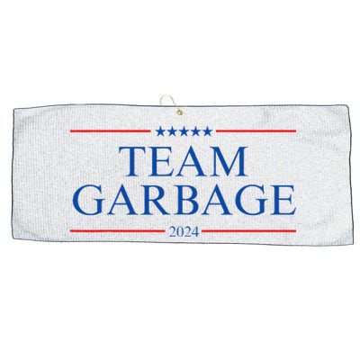 Team Garbage 2024 Gift Funny Large Microfiber Waffle Golf Towel