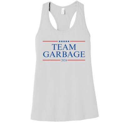 Team Garbage 2024 Gift Funny Women's Racerback Tank