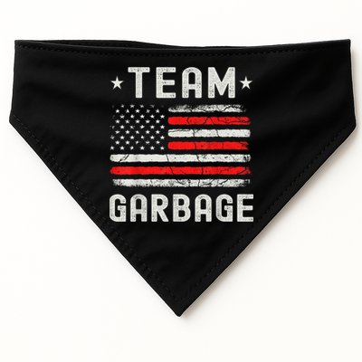 Team Garbage 2024 American Flag USA-Made Doggie Bandana