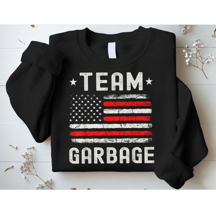 Team Garbage 2024 American Flag Sweatshirt