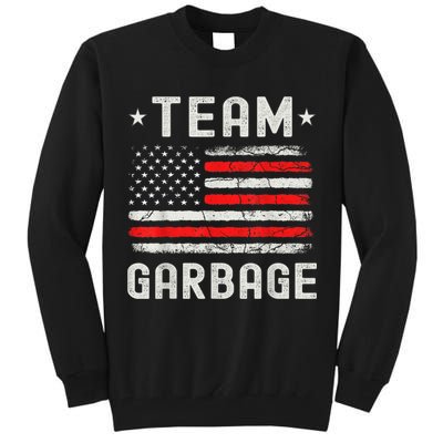 Team Garbage 2024 American Flag Tall Sweatshirt
