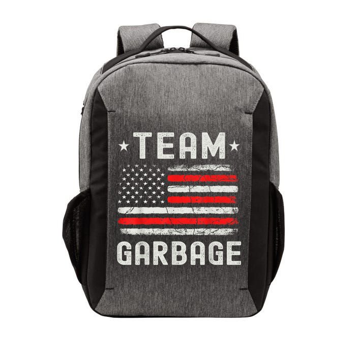 Team Garbage 2024 American Flag Vector Backpack