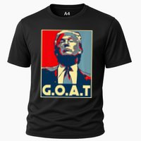 Trump G.O.A.T 2024 Election 2024 Trumps Coming Back Cooling Performance Crew T-Shirt