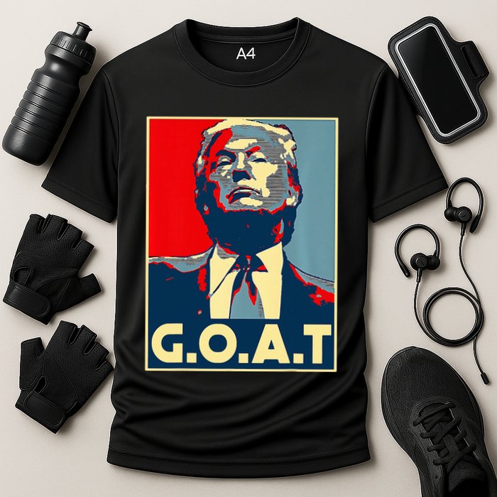 Trump G.O.A.T 2024 Election 2024 Trumps Coming Back Cooling Performance Crew T-Shirt