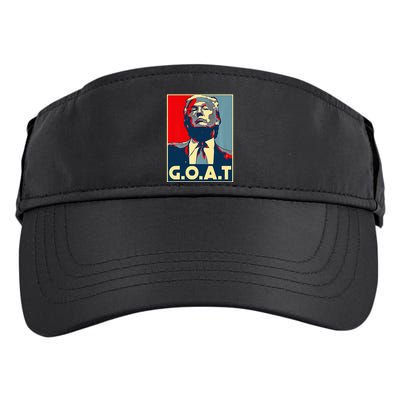 Trump G.O.A.T 2024 Election 2024 Trumps Coming Back Adult Drive Performance Visor