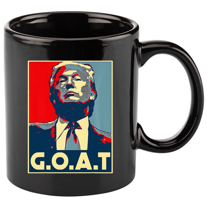 Trump G.O.A.T 2024 Election 2024 Trumps Coming Back 11oz C Handle Ceramic Mug
