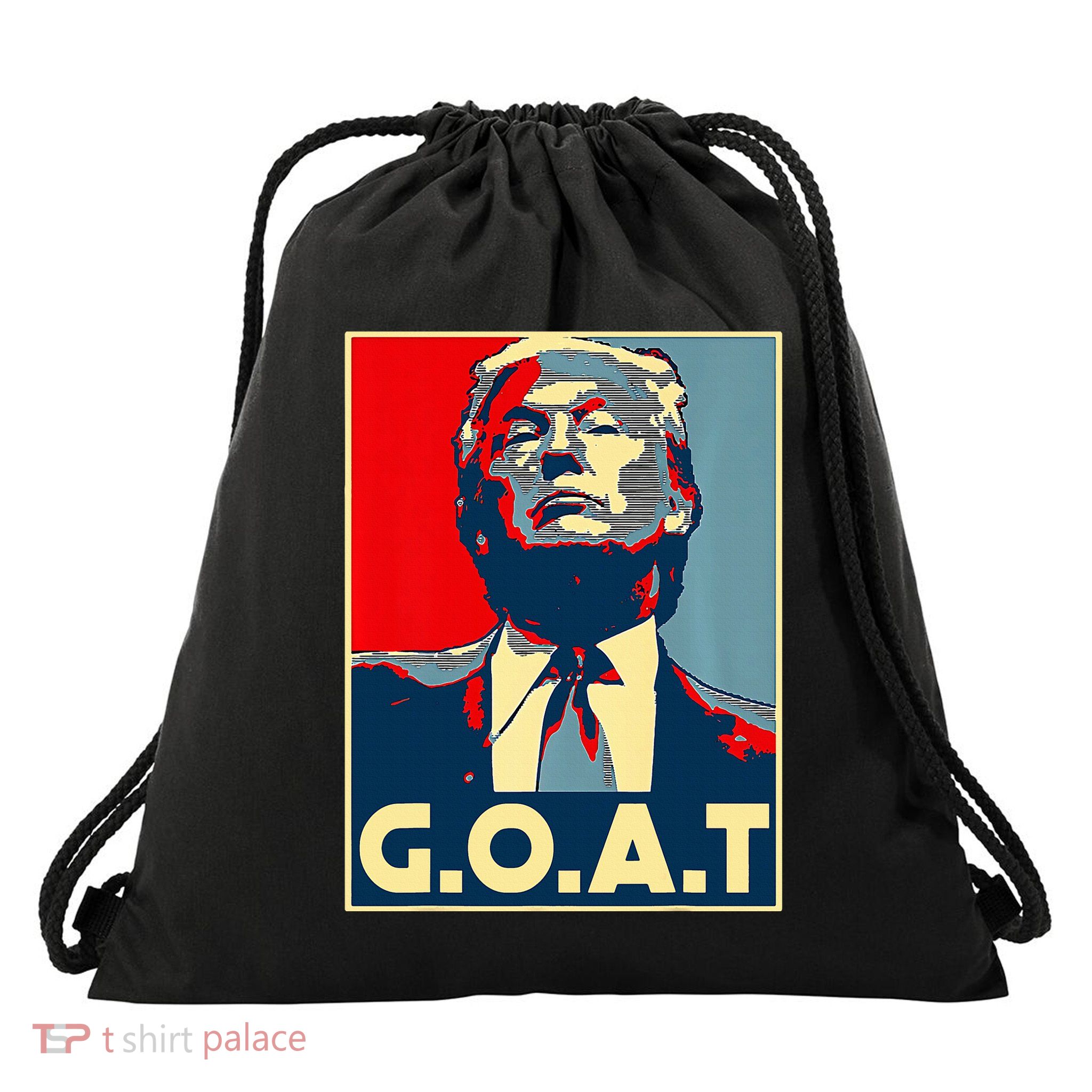 Trump G.O.A.T 2024 Election 2024 Trumps Coming Back Drawstring Bag