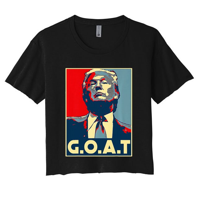 Trump G.O.A.T 2024 Election 2024 Trumps Coming Back Crop Top