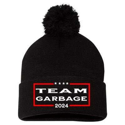 Team Garbage 2024 Pom Pom 12in Knit Beanie