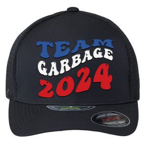 Team Garbage 2024 Garbage For Trump 2024 Flexfit Unipanel Trucker Cap