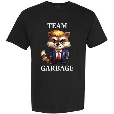 Team Garbage 2024 Racoon Donald Trump Maga Garment-Dyed Heavyweight T-Shirt