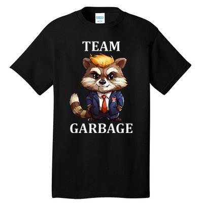 Team Garbage 2024 Racoon Donald Trump Maga Tall T-Shirt